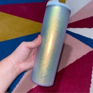 Starbucks Siren Mermaid 16oz Frosted Irridescent Tumbler